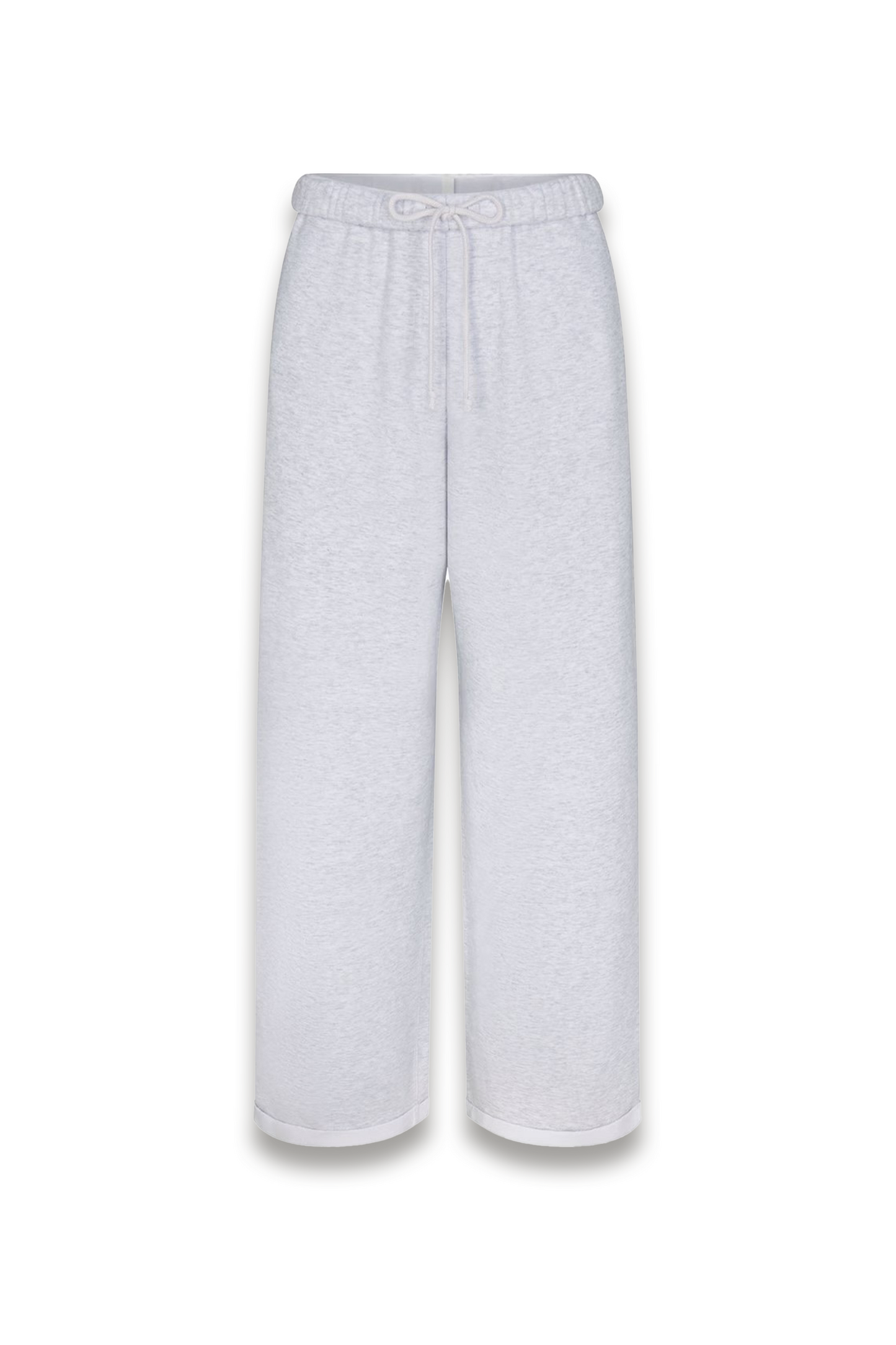 Womens Cotton-fleece Classic Straight-leg Pant