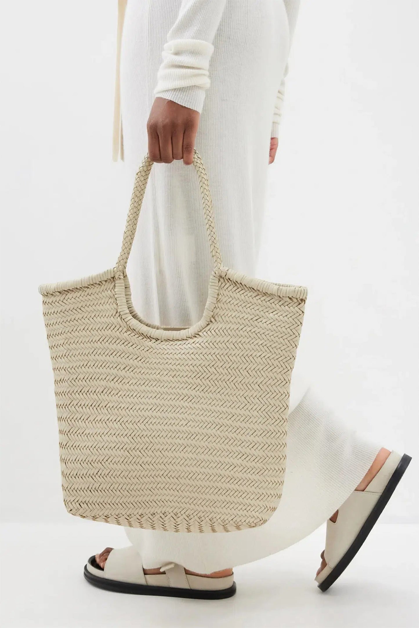 NS Diagonal Triple Jump Pearl Bag