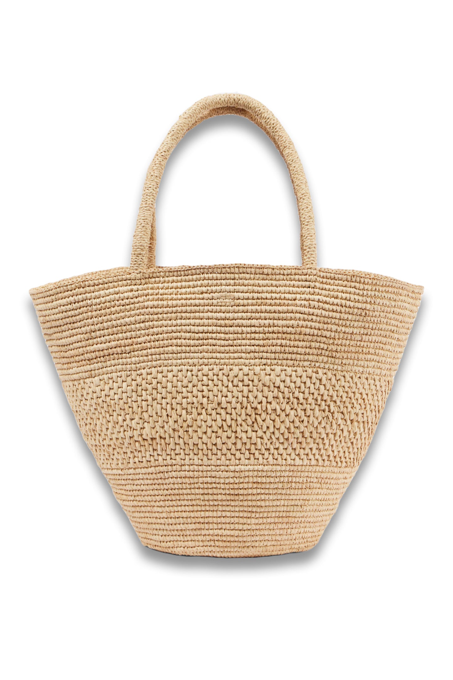 Emilie Small Raffia Basket Bag