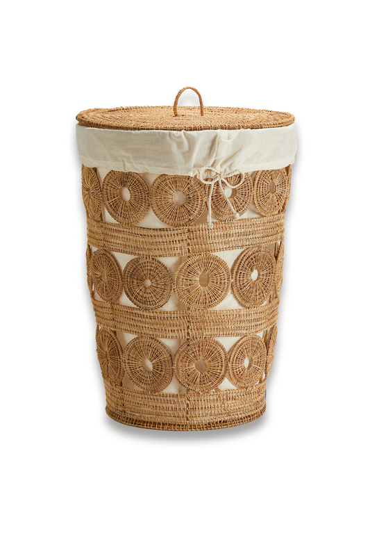 Straw Laundry Basket