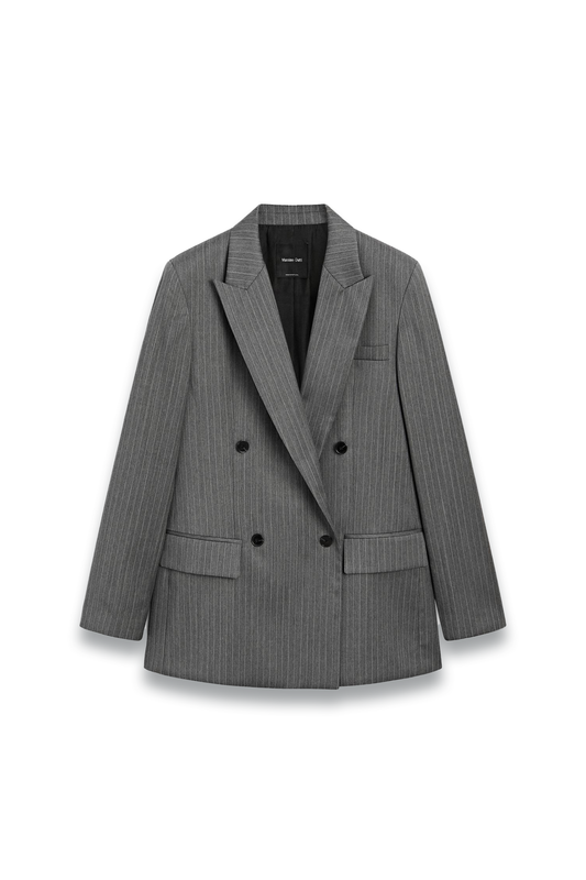 100% Wool Pinstripe Blazer