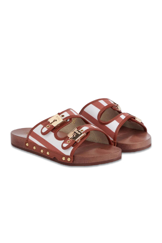 Scholl Pescura Leather-Trimmed Sandals