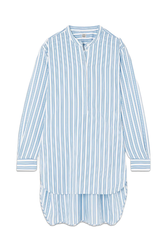 Striped Cotton And Silk-Blend Shirt