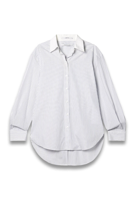 Striped Organic Cotton-poplin Shirt