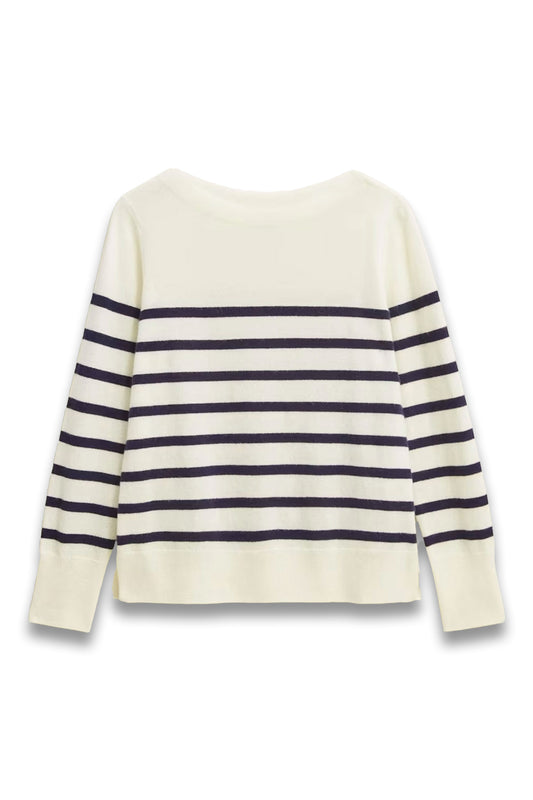 Larina Cashmere Stripe Jumper