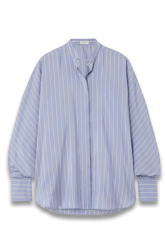 Striped Silk Shirt
