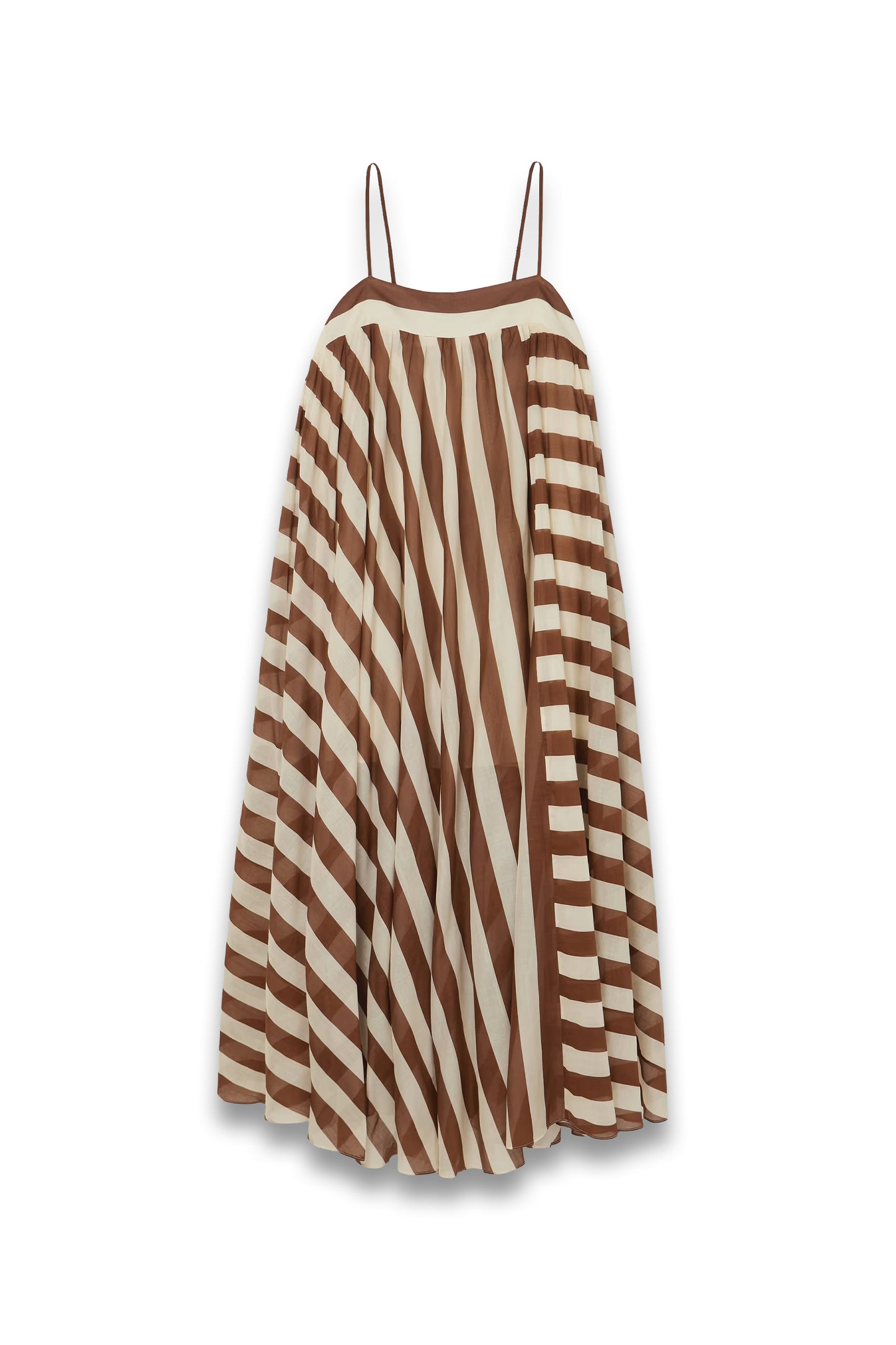 Daylight striped cotton maxi dress