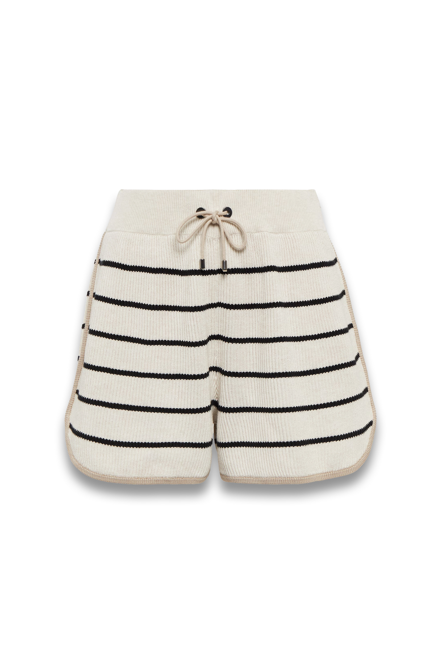 Striped Cotton Shorts