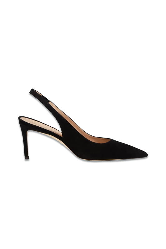 Stuart 75 Suede Slingback Pumps