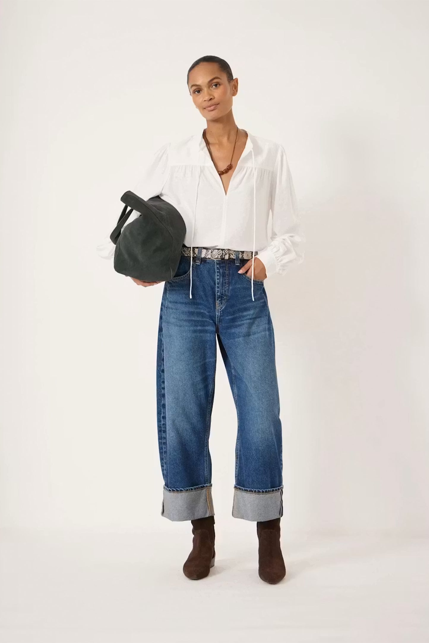 Harlow Tie Front Detail Blouse