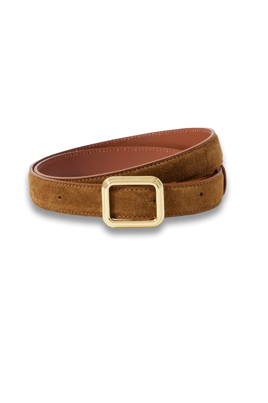 The Georgia Wide Suede Belt