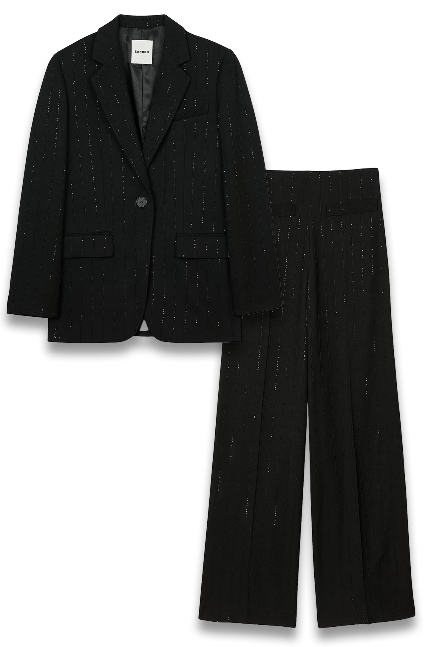 Sequinned Suit Jacket and Trousers