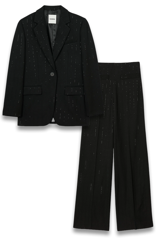 Sequinned Suit Jacket and Trousers