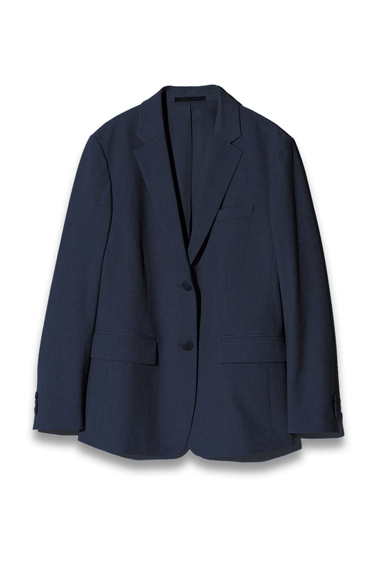 Relaxed Tailored Jacket Navy
