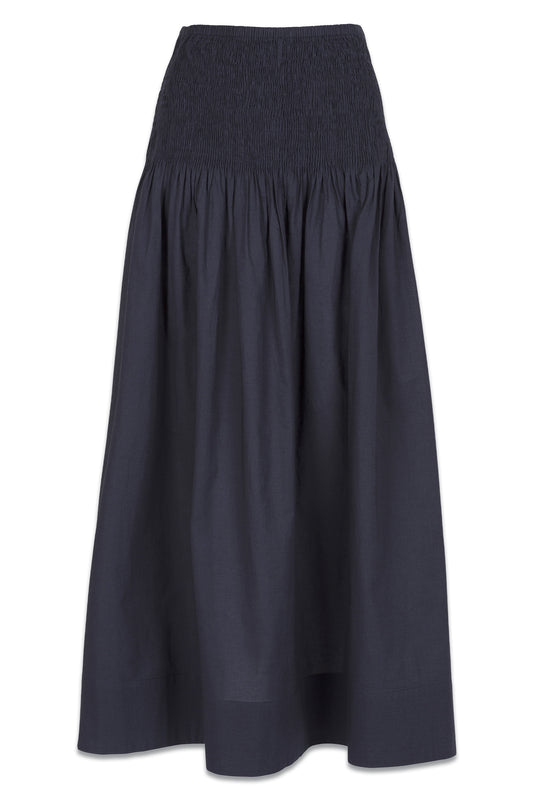 Sula Skirt With Shirred Waist