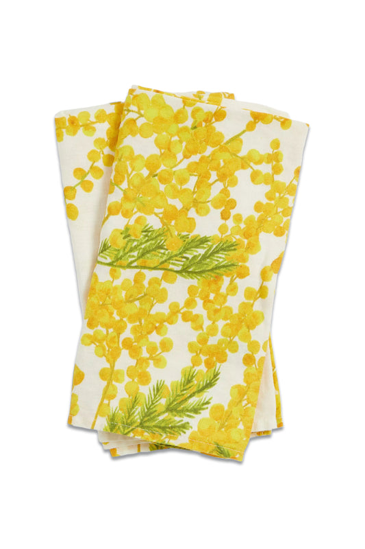 Mimosa 50x50cm Linen Napkins Set of Two