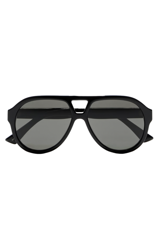 Aviator-Style Acetate Sunglasses