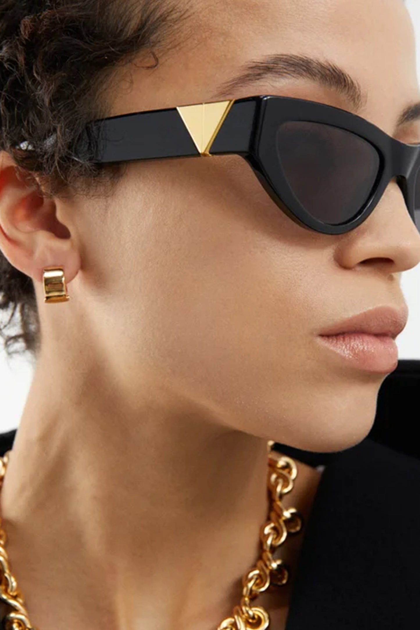 Low Cat-eye Acetate Sunglasses