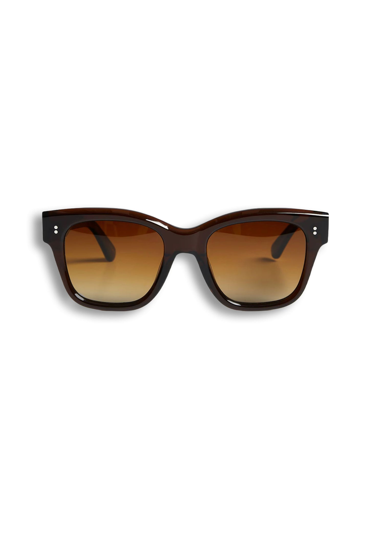 Seven Chimi Large Frame Acetate Sunglasses in Brown