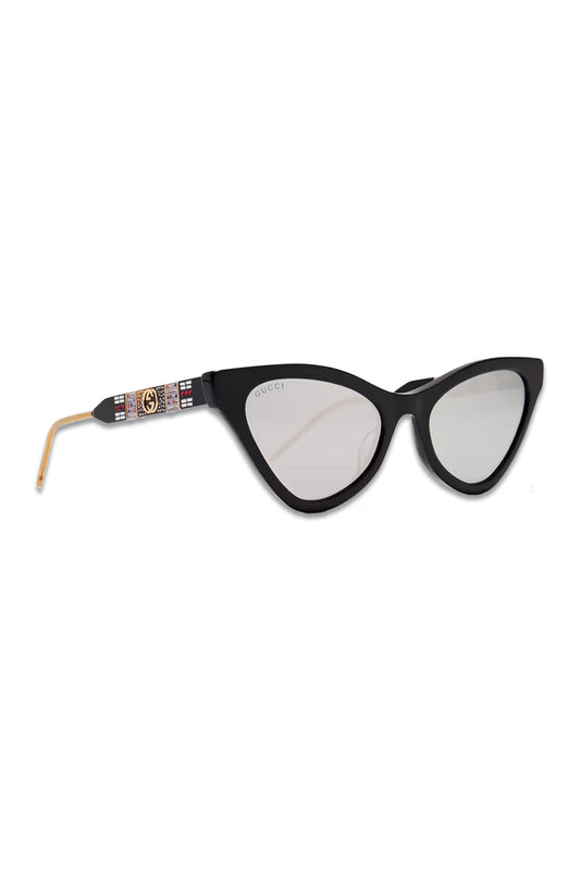 Cat-eye Crystal-embellished Acetate Sunglasses