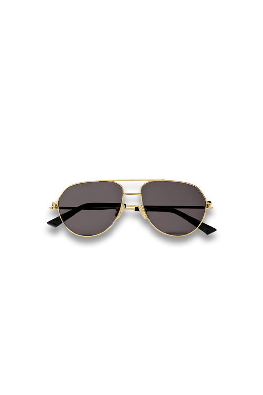 Aviator-Style Gold-Tone Sunglasses