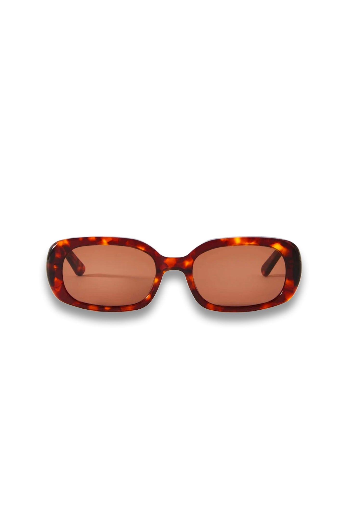 Brown Tortoiseshell Rectangle Sunglasses