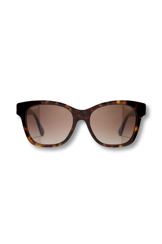 Rectangular Sunglasses CH5482H Dark Havana Brown Gradient
