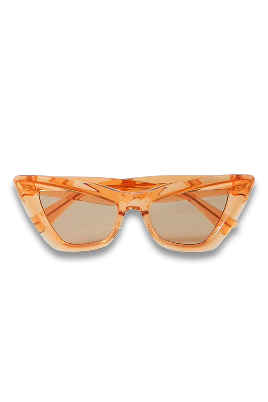 Edgy Cat-eye Recycled-acetate Sunglasses