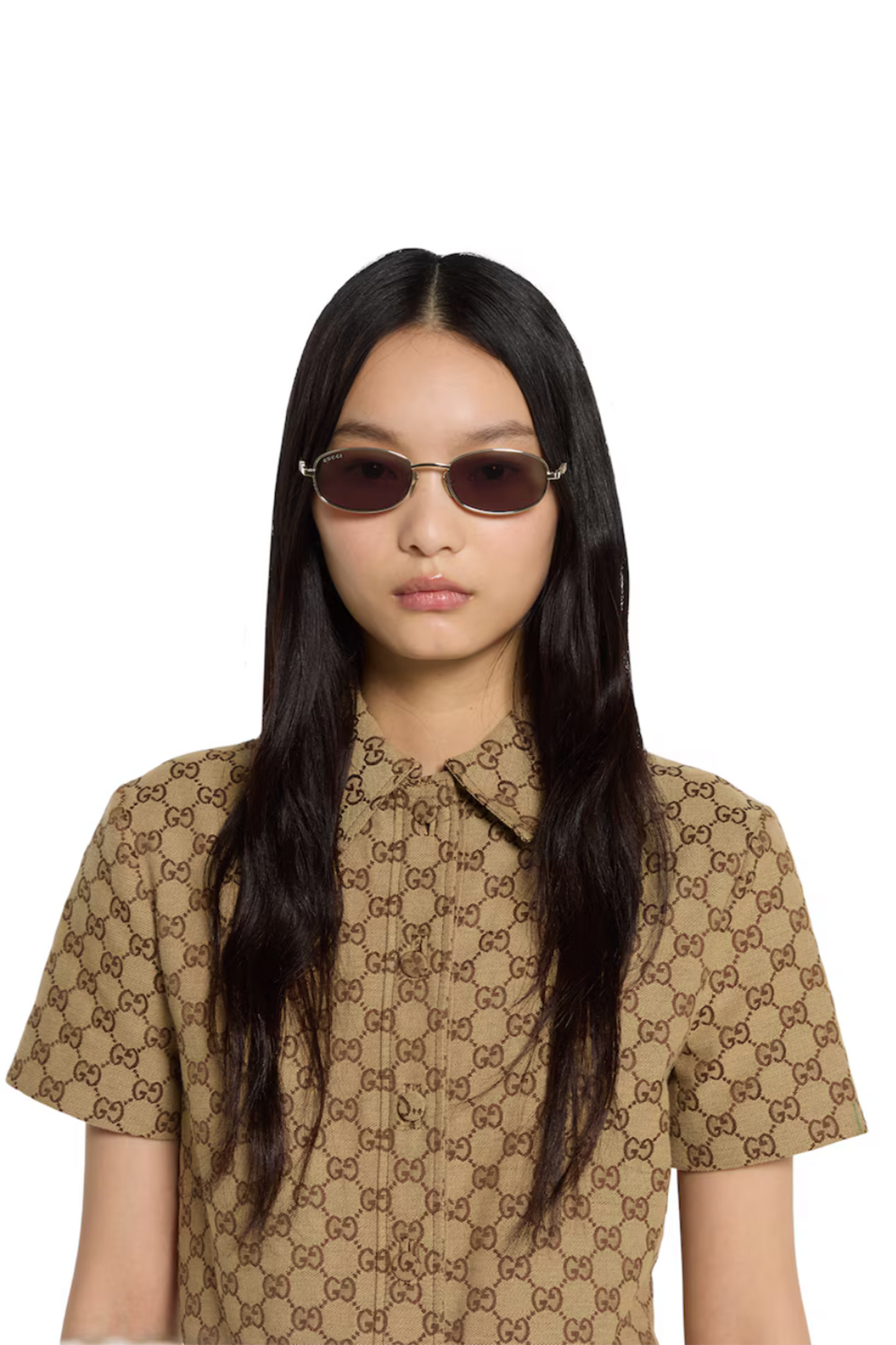 Oval Frame Sunglasses