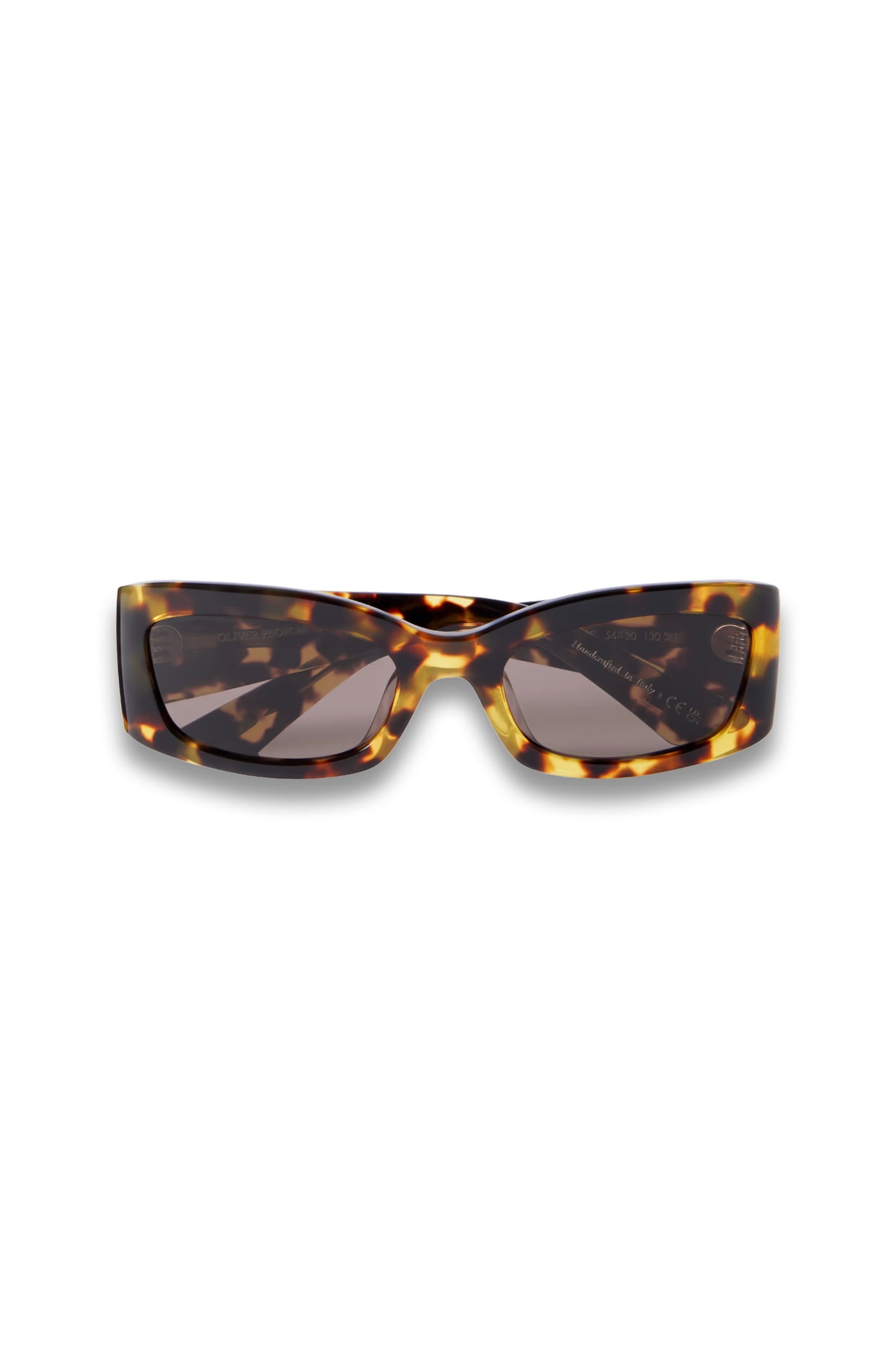 + KHAITE 1989C Rectangular-frame Tortoiseshell Acetate Sunglasses