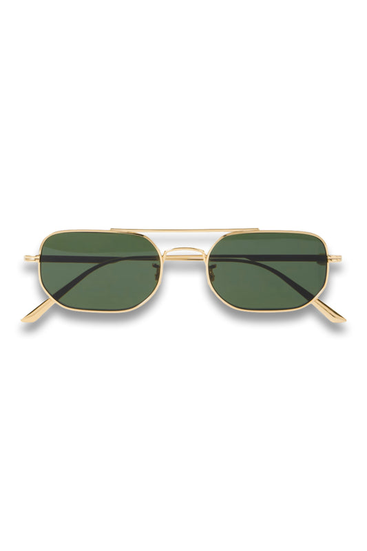 1989c Aviator Style Gold Tone Sunglasses