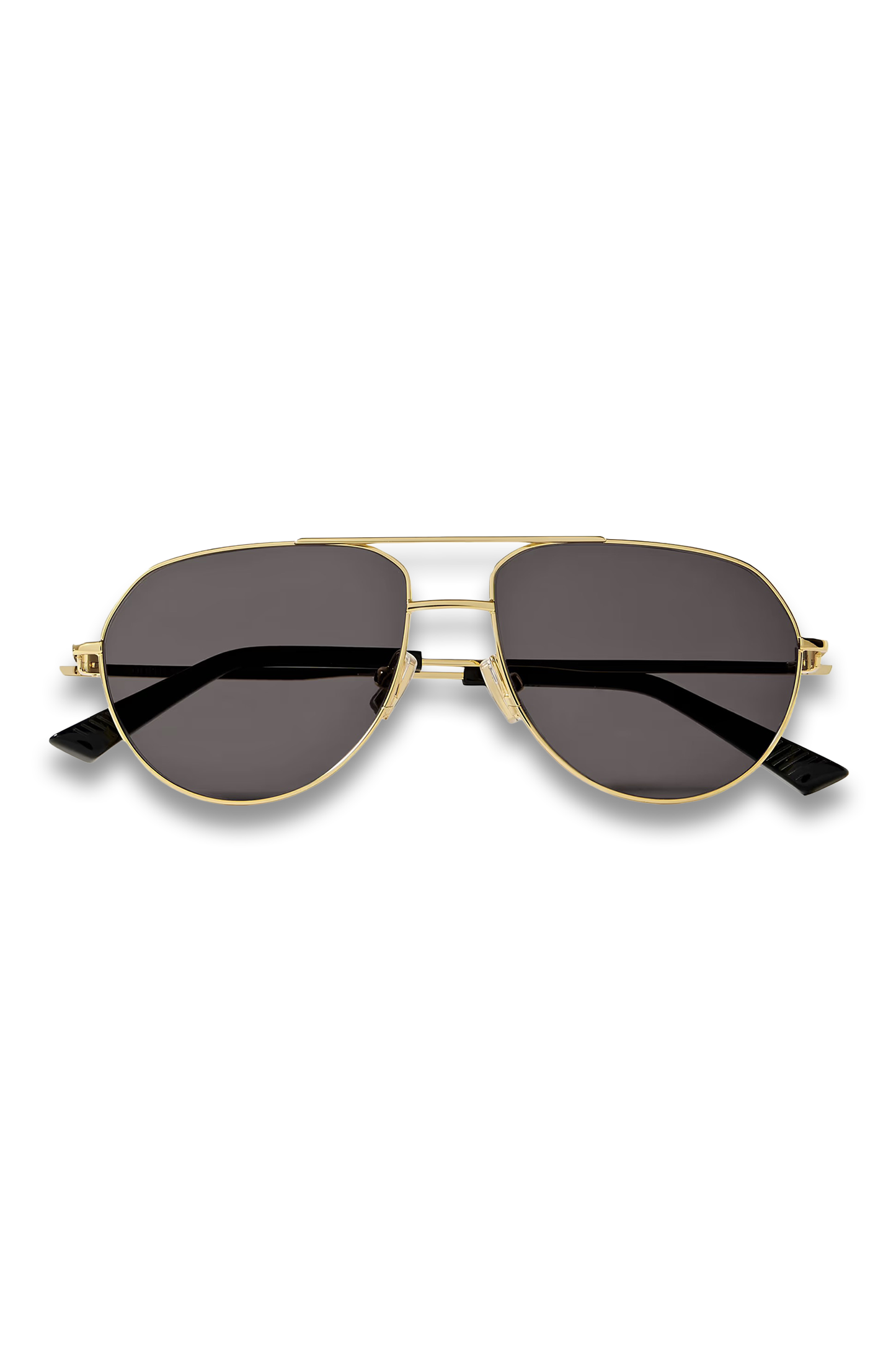 Aviator-Style Gold-Tone Sunglasses