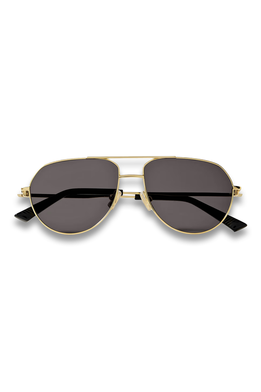 Aviator-Style Gold-Tone Sunglasses