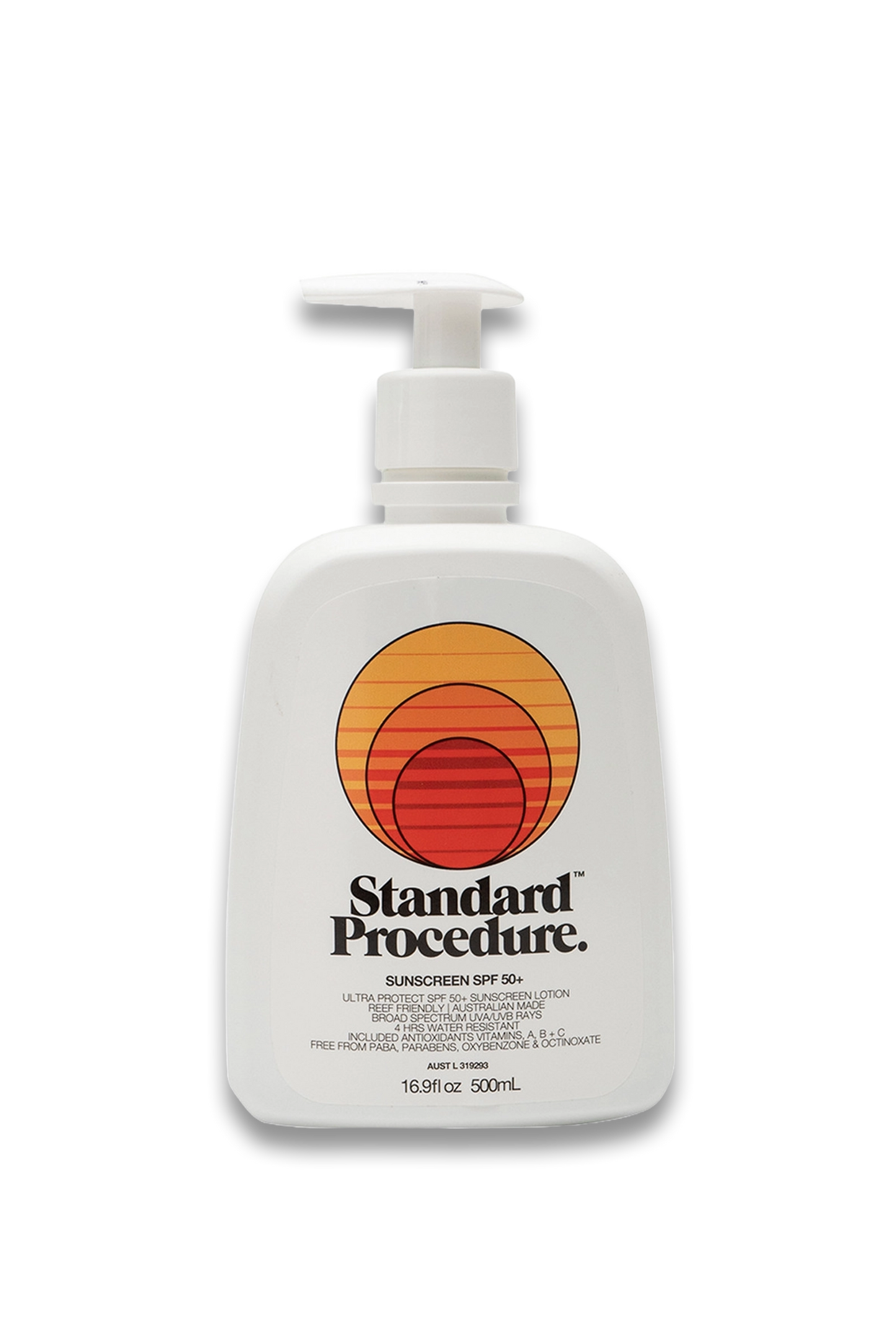 SPF50+ Sunscreen Bottle 500ml