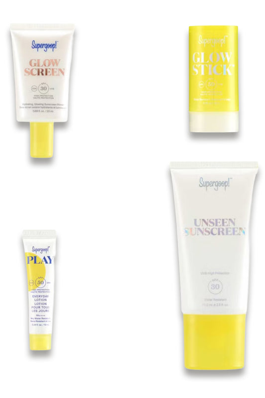 Boots X Supergoop! Beauty Bag Edit