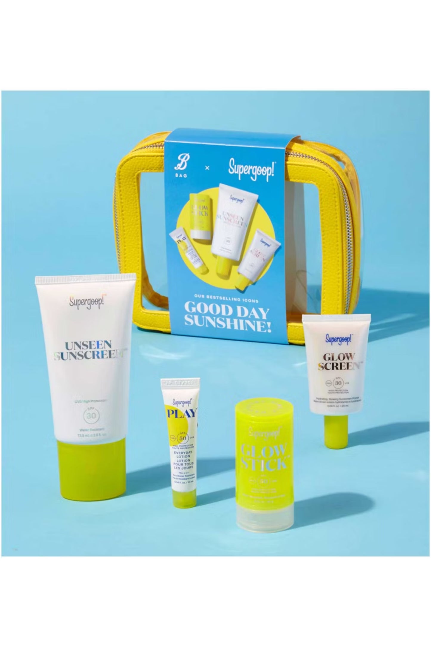 Boots X Supergoop! Beauty Bag Edit