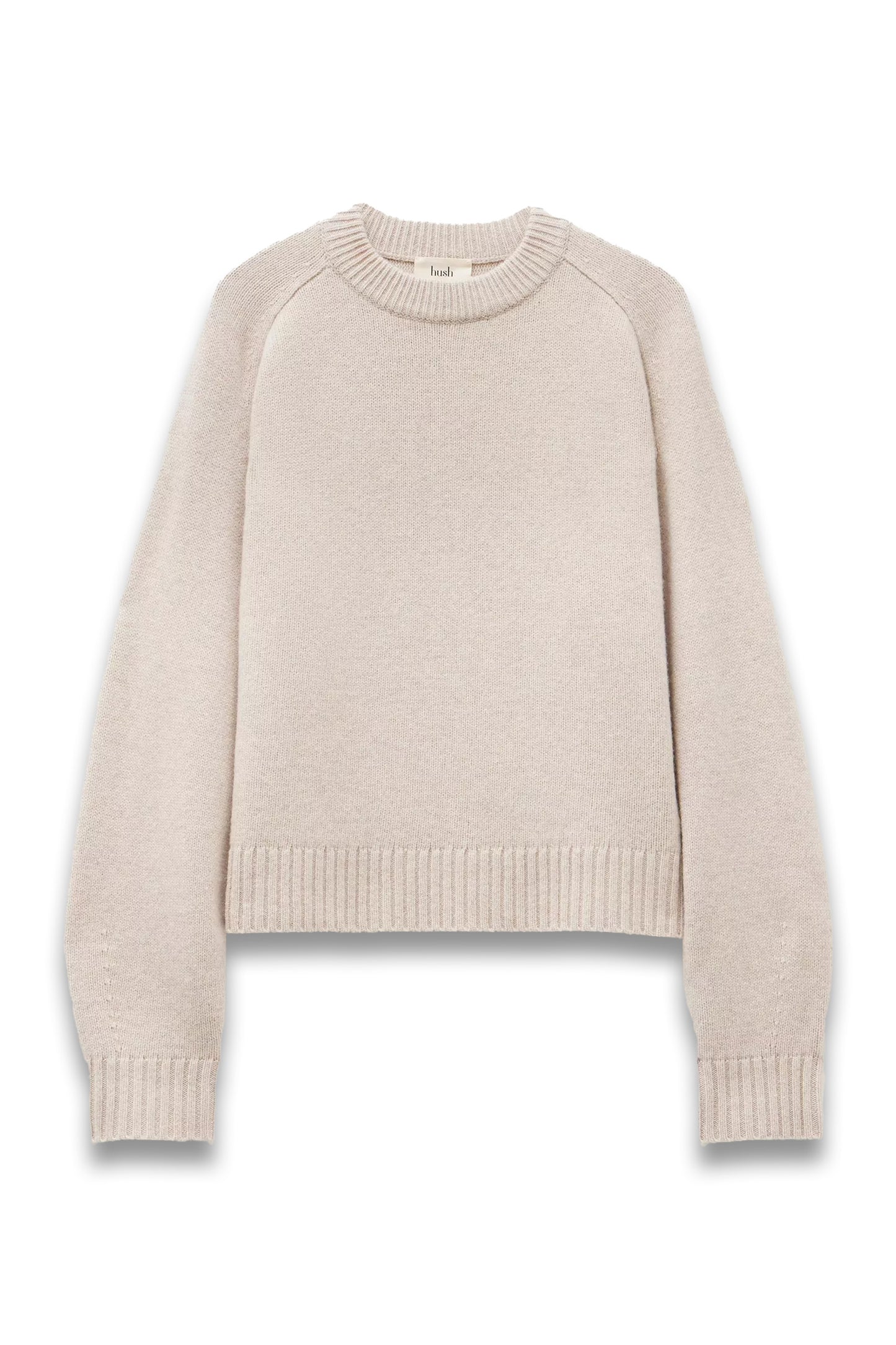 Nina Merino Wool Crew Jumper Brown