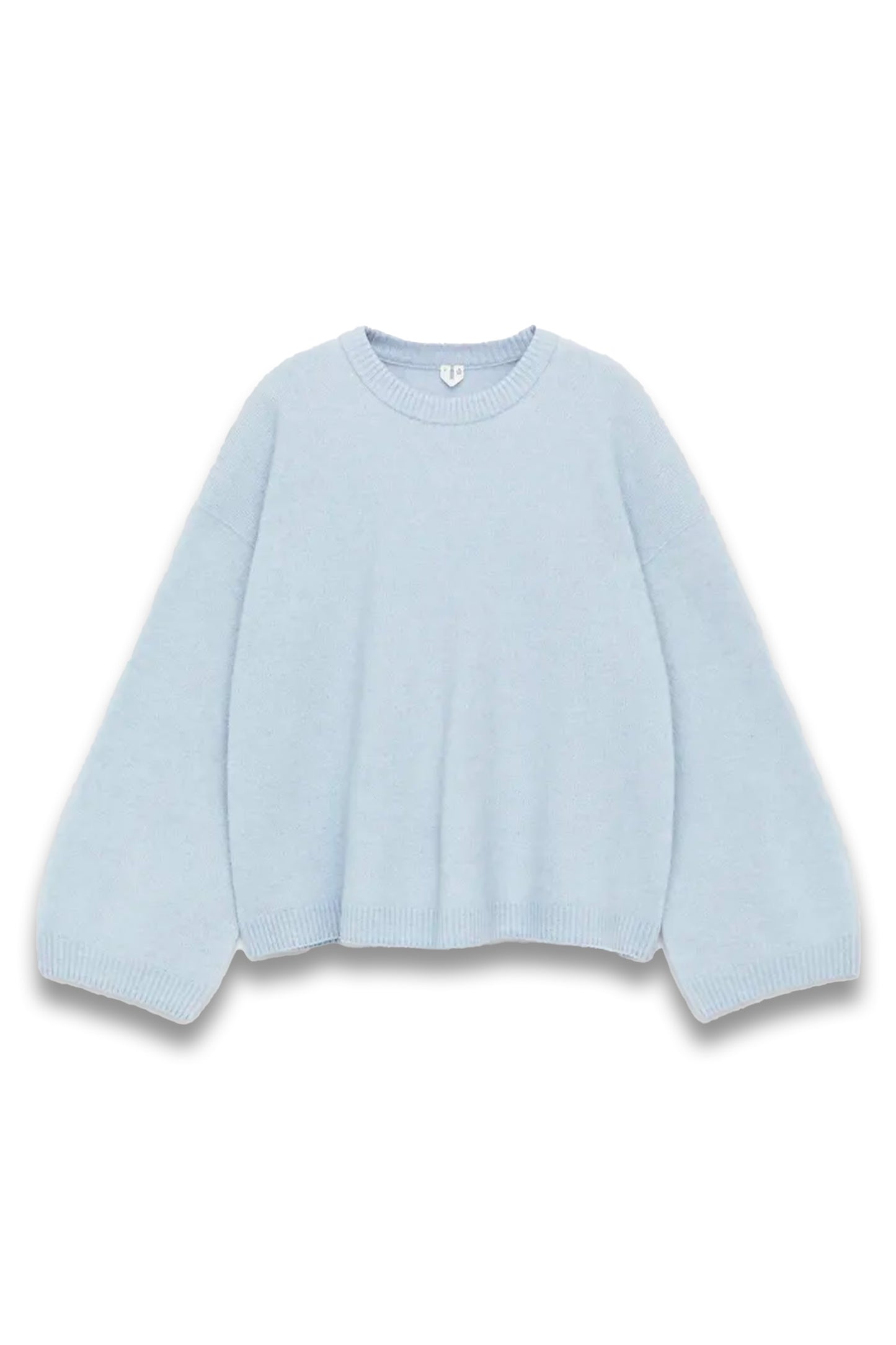 Alpaca-Wool Blend Jumper Blue