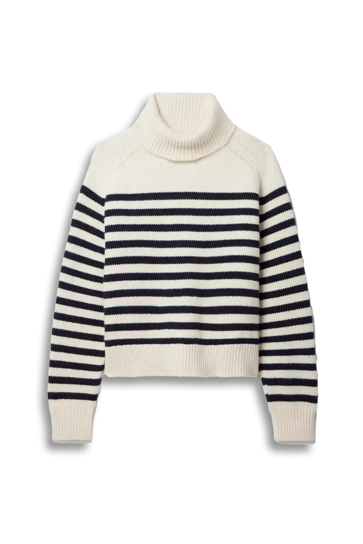 Gideon Striped Merino Wool and Cashmere-blend Turtleneck Sweater