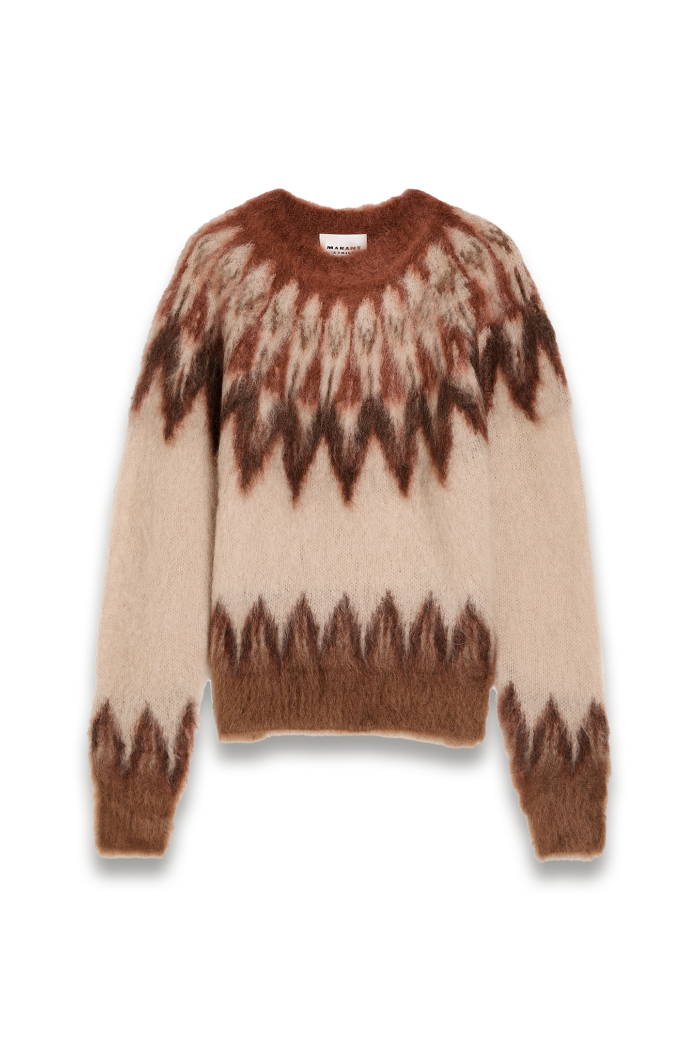 Natania Fair Isle Mohair-blend Jumper