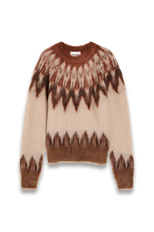 Natania Fair Isle Mohair-blend Jumper