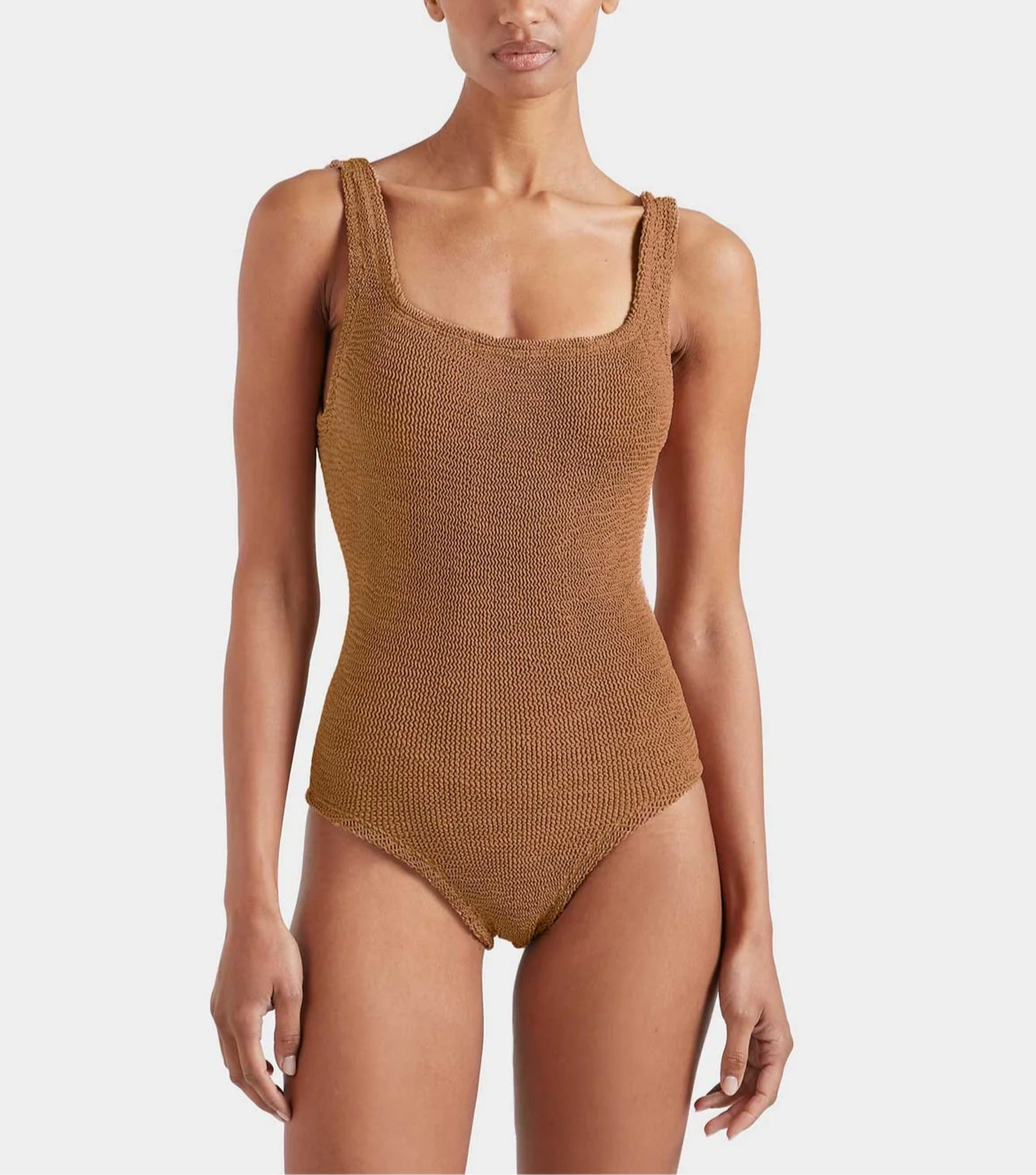 Coverage Square Neck Swimsuit