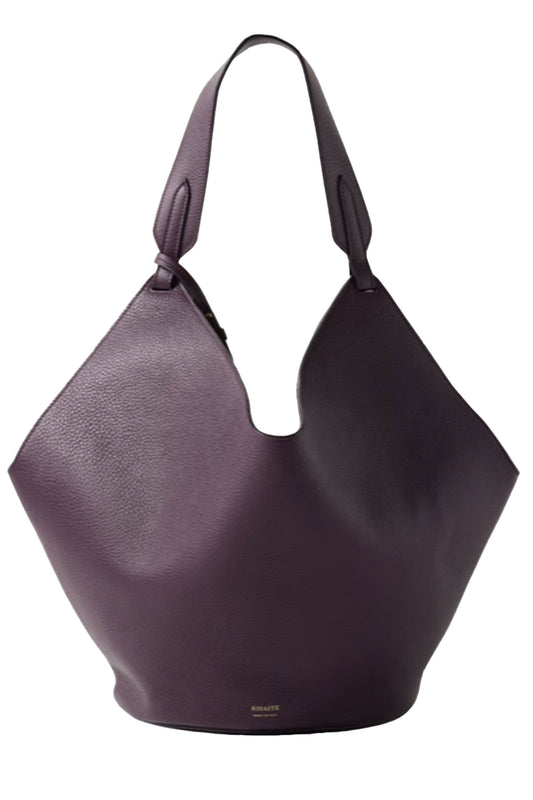 Lotus Medium Textured-leather Tote