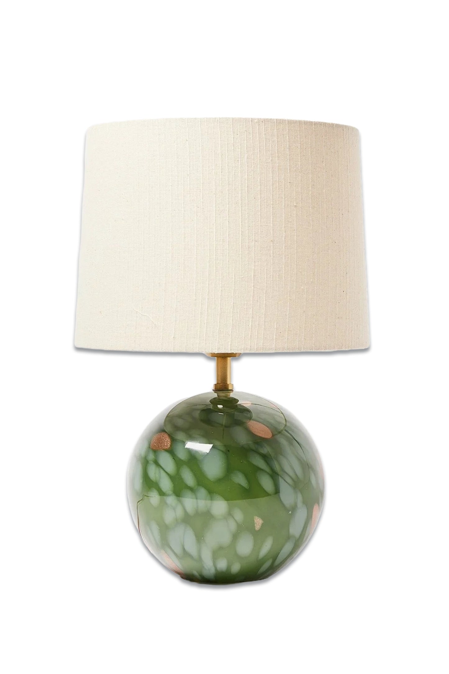 Zoja Green Glitter Desk & Table Lamp