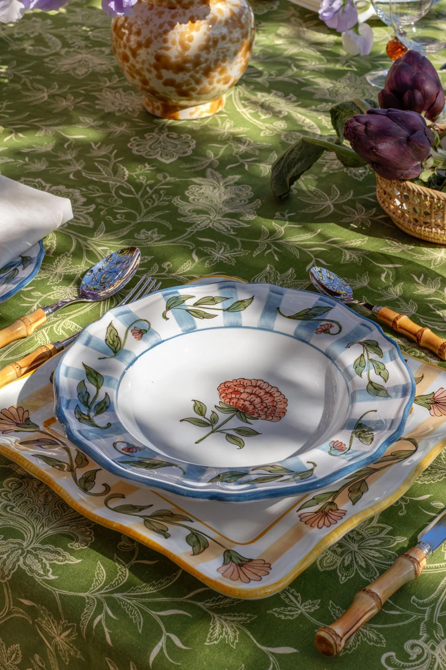 Destree x Cabana Tablecloth Green