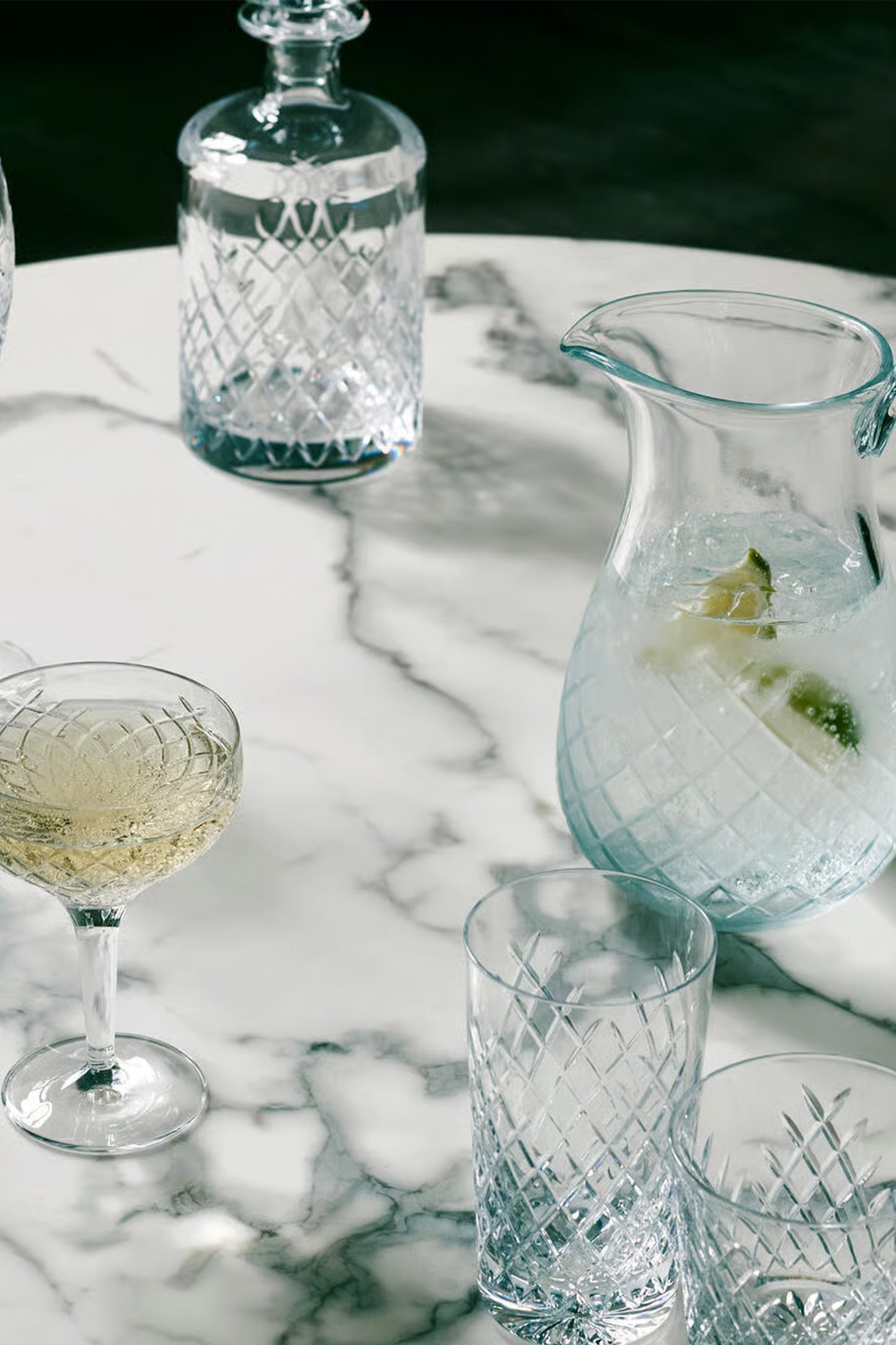 Barwell Cut Crystal Highball Glass