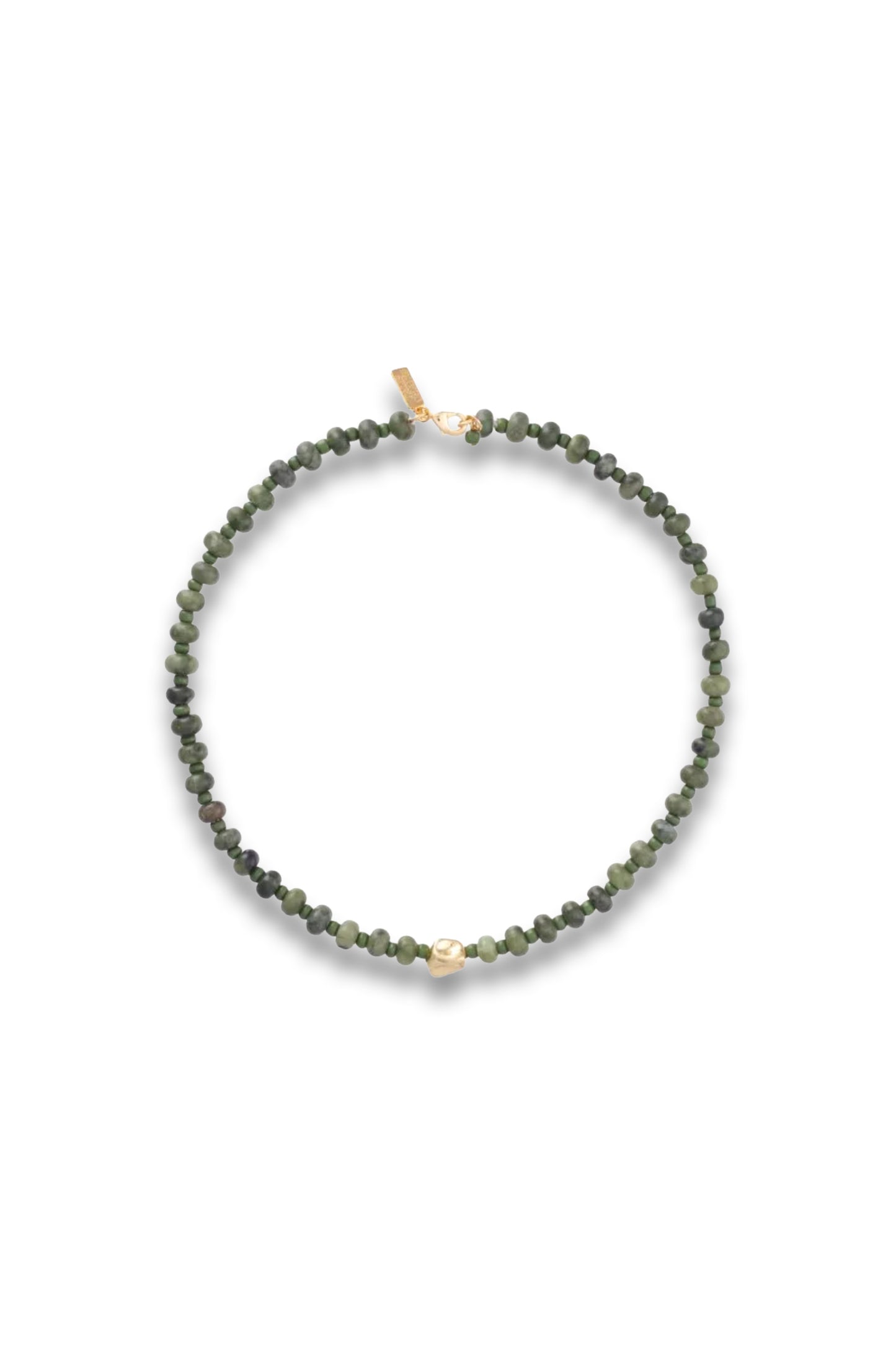 Autumn Jasper Beaded Choker