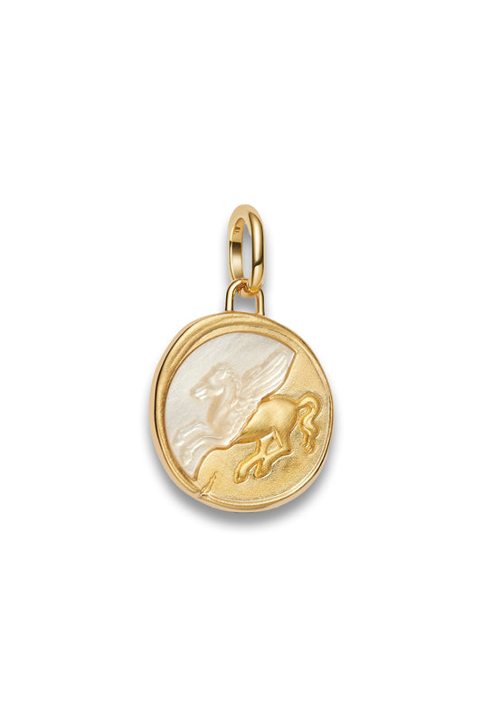 Pegasus Medallion Charm