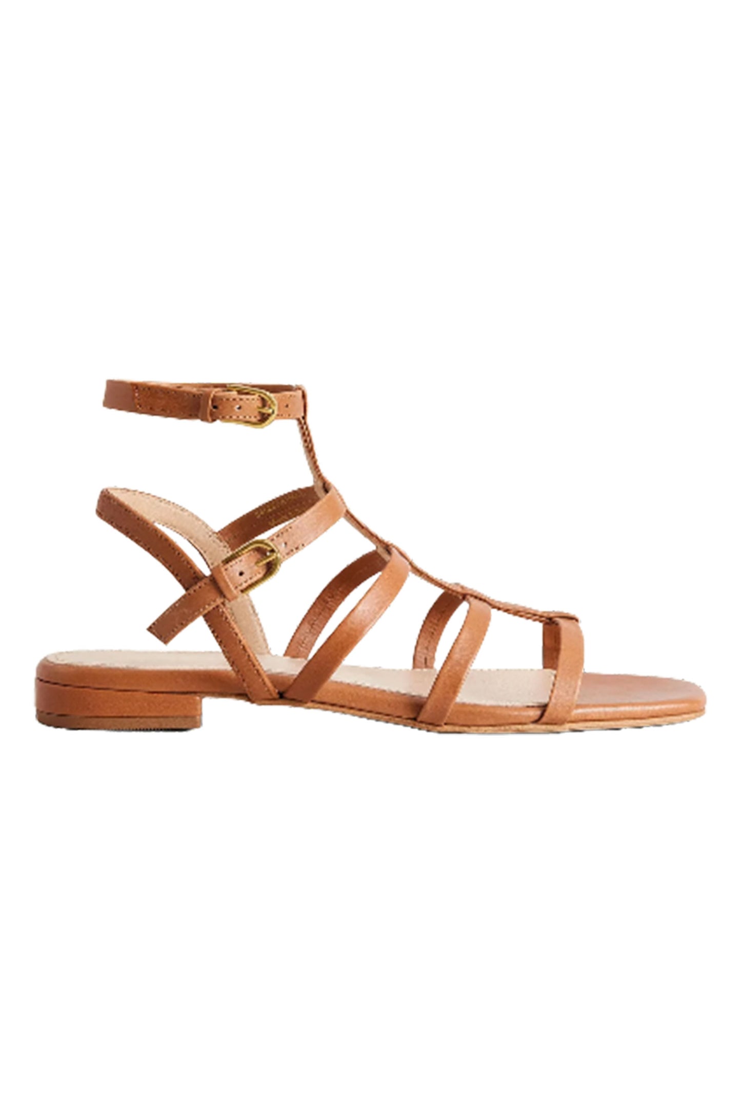 Leather Tan Gladiator Sandals