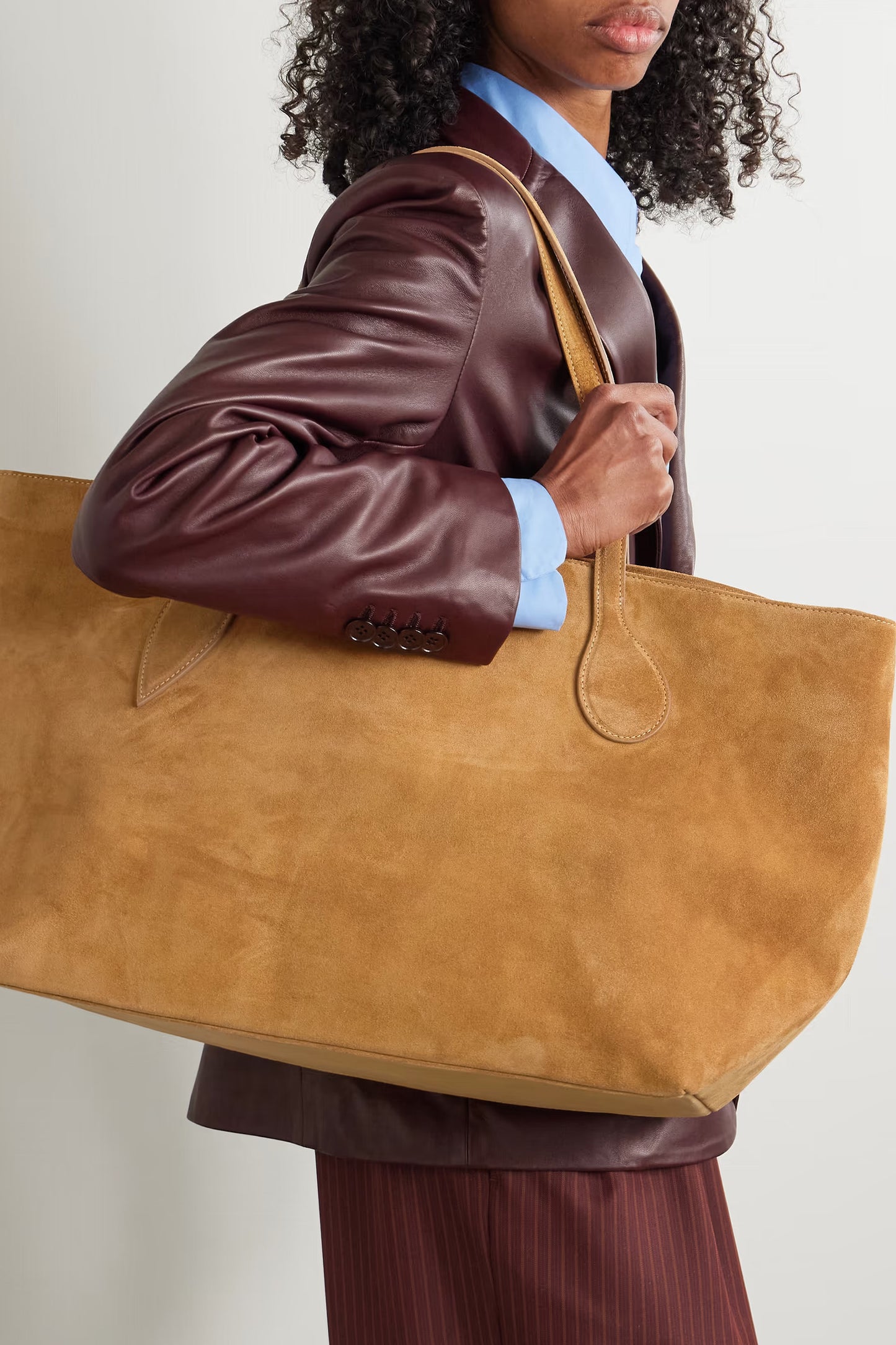 Mega Sprout Suede Tote